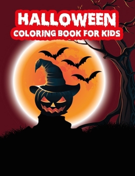 Paperback Halloween Coloring Book For kids Book