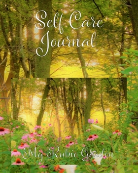 Paperback Self Care Journal: Golden Sunrise with Pink Coneflowers in My Garden Book