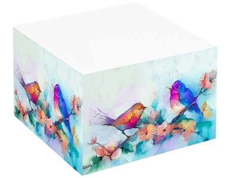 Misc. Watercolor Birds Paper Block Book