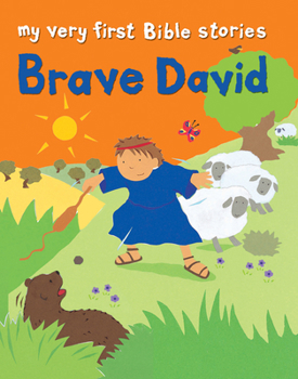 Paperback Brave David (My Very First Bible Stories) Book