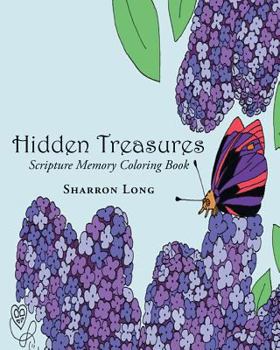 Paperback Hidden Treasures: Scripture Memory Coloring Book