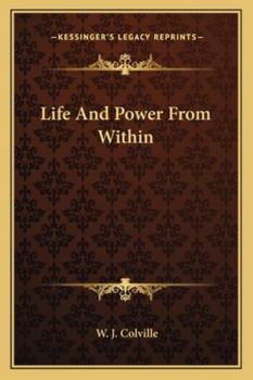 Paperback Life And Power From Within Book