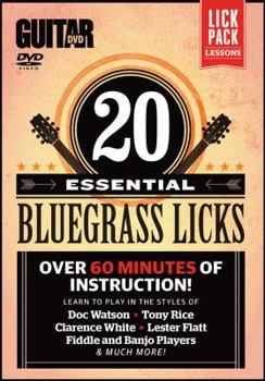 DVD 20 Essential Bluegrass Licks Book