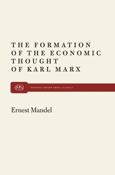 Paperback Formation of Econ Thought of Karl Marx Book