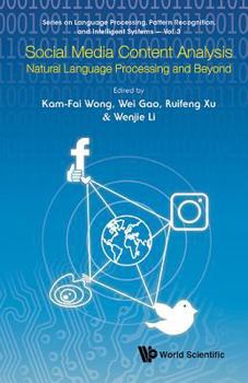 Hardcover Social Media Content Analysis: Natural Language Processing and Beyond Book