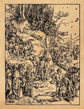 Paperback Art Notebook: The Martyrdom of the 10,000 - Albrecht Durer Art College Ruled Notebook 110 Pages Book