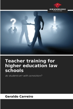 Paperback Teacher training for higher education law schools Book