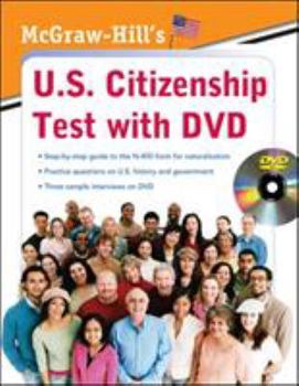 Paperback McGraw-Hill's U.S. Citizenship Test with DVD [With DVD] Book
