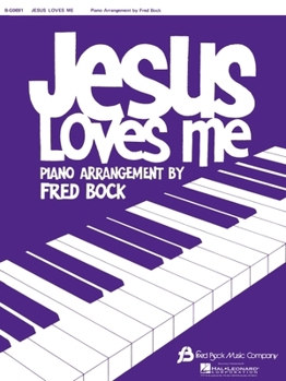 Paperback Jesus Loves Me: Piano Solo Book