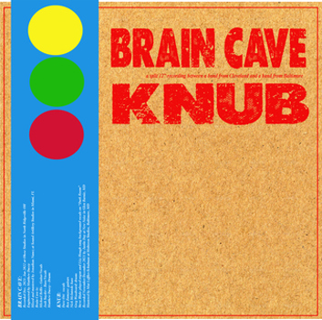 Vinyl Brain Cave & Knub   Split 12 Inch Book