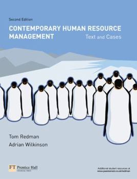 Paperback Contemporary Human Resource Management: Text and Cases Book