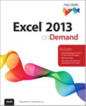 Paperback Excel 2013 on Demand Book