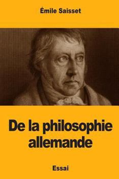 Paperback De la philosophie allemande [French] Book