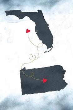 Florida & Pennsylvania: Long Distance Out of State Notebook - Blank Lines