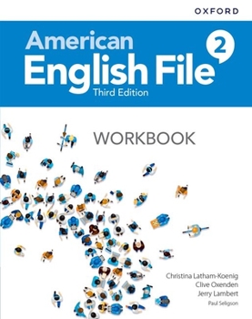 Paperback American English File 3e Workbook 2 Book