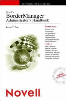 Paperback Novell's BorderManager Administrator's Handbook Book