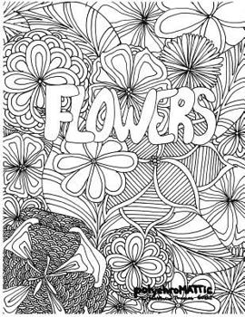 Paperback Flowers: A Coloring Book