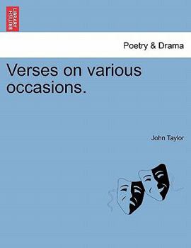 Paperback Verses on Various Occasions. Book