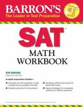 Paperback Barron's SAT Math Workbook Book
