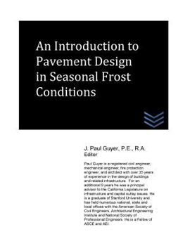 Paperback An Introduction to Pavement Design in Seasonal Frost Conditions Book