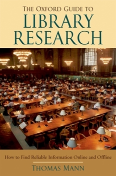 Paperback The Oxford Guide to Library Research Book