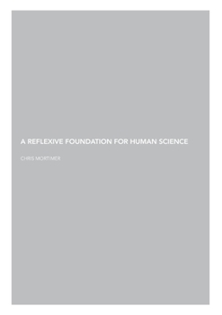 Paperback A Reflexive Foundation for Human Science Book