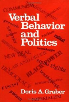 Hardcover Verbal Behavior and Politics Book