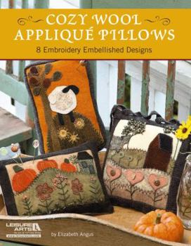 Paperback Cozy Wool Applique Pillows Book