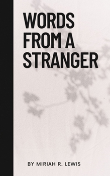 Paperback Words from a Stranger Book