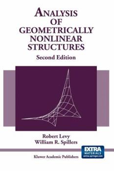 Paperback Analysis of Geometrically Nonlinear Structures Book