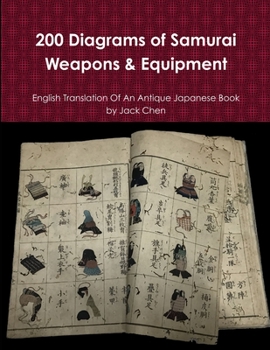 Paperback 200 Diagrams of Samurai Weapons & Equipment Book