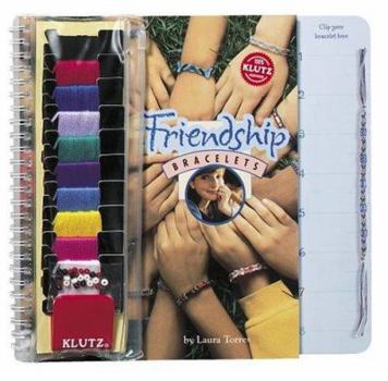Paperback Friendship Bracelets [With 10 Skeins Floss, Beads, Plastic Klutz Clip] Book