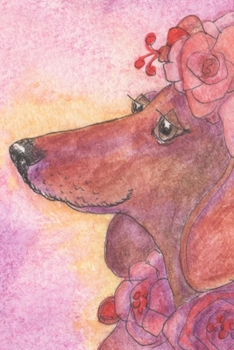 Aloha Dachshund notebook: Half-blank, and half-ruled pages for sketching and writing - a Dachshund dog on the cover welcomes your thoughts