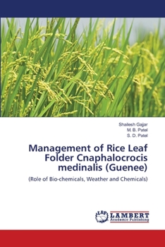 Paperback Management of Rice Leaf Folder Cnaphalocrocis medinalis (Guenee) Book