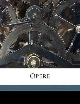 Paperback Opere Volume 39 [Italian] Book