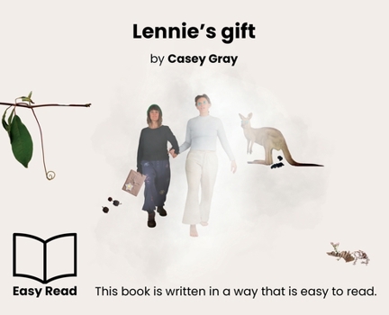 Hardcover Lennie's Gift: Easy Read [Large Print] Book
