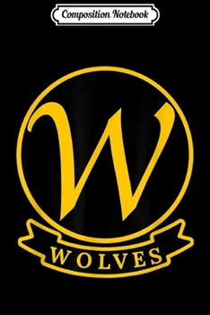 Composition Notebook: Vintage Wolves Jersey Wolverhampton Soccer Wulfrunian Gift  Journal/Notebook Blank Lined Ruled 6x9 100 Pages