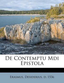 Paperback De Contemptu Mdi Epistola [French] Book