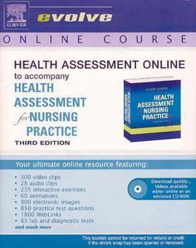 Paperback Health Assessment Online to Accompany Health Assessment for Nursing Practice (Access Code) Book