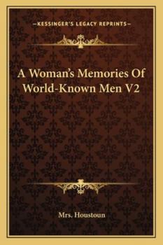 Paperback A Woman's Memories Of World-Known Men V2 Book