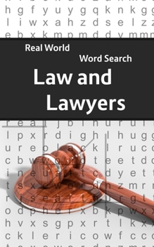 Paperback Real World Word Search: Law & Lawyers Book