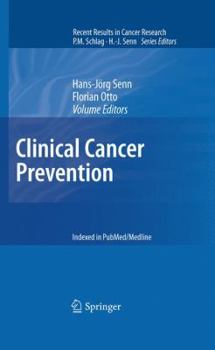 Hardcover Clinical Cancer Prevention Book