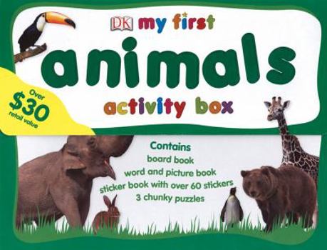 Hardcover My First Animal Activity Box (My 1st Board Books) Book