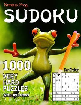 Paperback Famous Frog Sudoku 1,000 Very Hard Puzzles: A Sharper Pencil Series Book