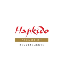 Paperback Hapkido: Promotion Requirements Book
