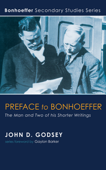 Paperback Preface to Bonhoeffer Book