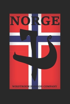 Paperback Wikstroem - Notes: Norwegen Wikinger Axt Flagge Boot - Monatsplaner 15,24 x 22,86 [German] Book