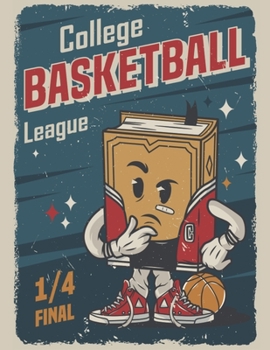 College Basketball League: Composition Notebook | Exercise Book | Lined School & College Work Book