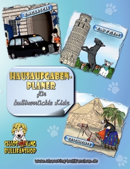 Paperback Hausaufgabenplaner für Bullterrier-Fans [German] Book