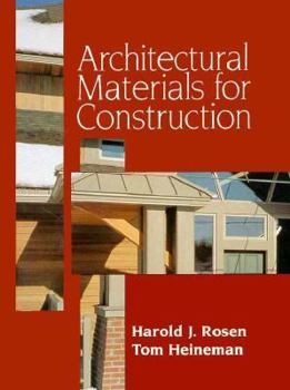 Hardcover Architectural Materials for Construction Book